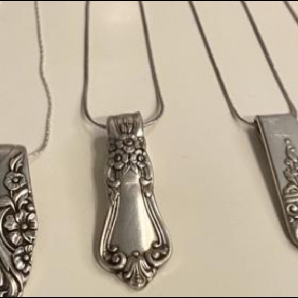 Handmade Spoon Pendant Necklace - Picture 3 of 3